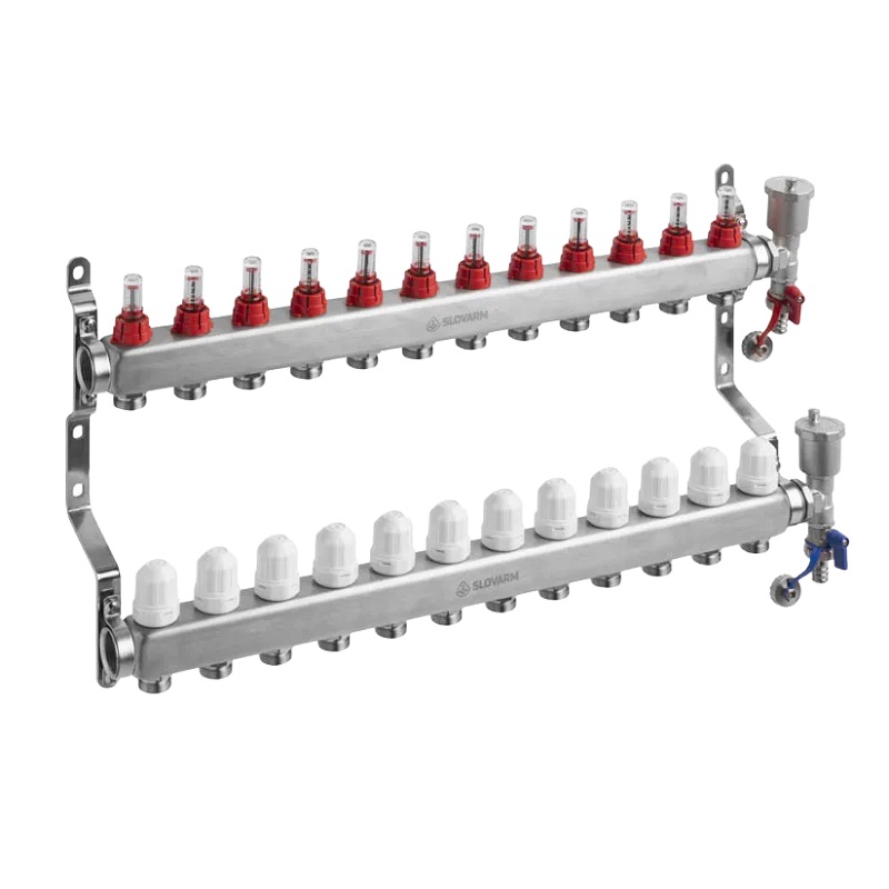 INOX 304 RAZDJELNIK PODNOG GRIJANJA 12 KRUGOVA